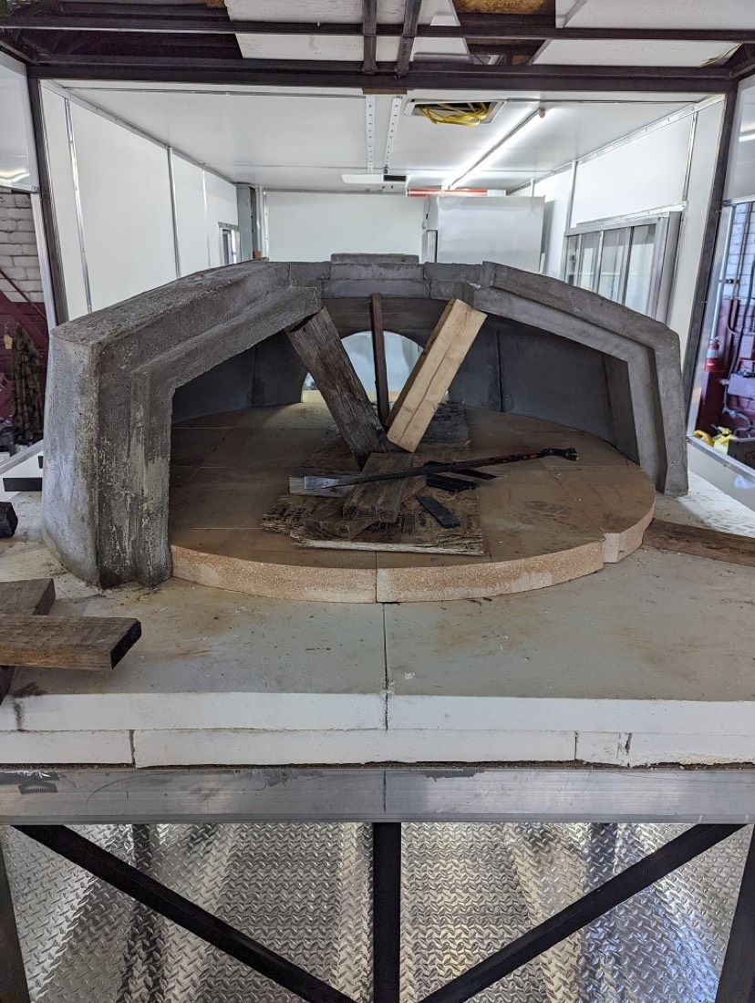 Oven almost assembled