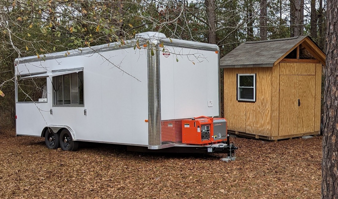 Trailer at home