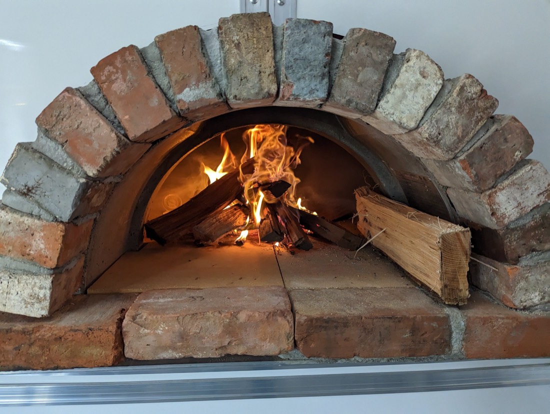 First fire in the oven